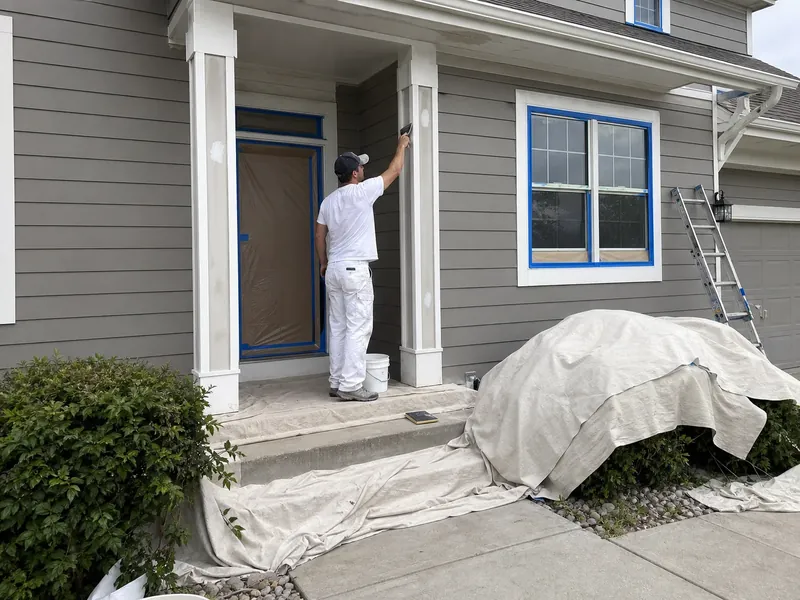 Real exterior prep project photo